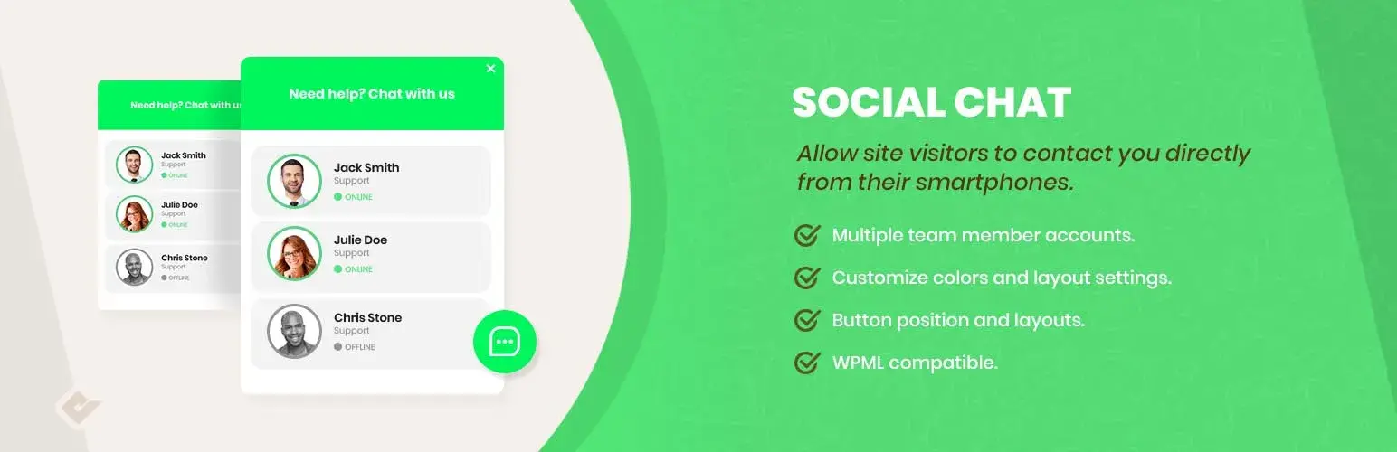 WP Social Chat by QuadLayers